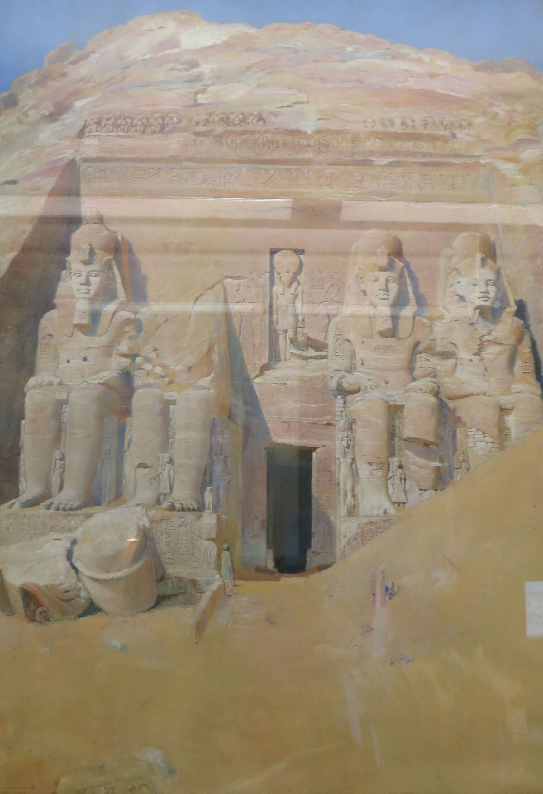 Abu Simbel, by Joseph Lindon Smith, public domain