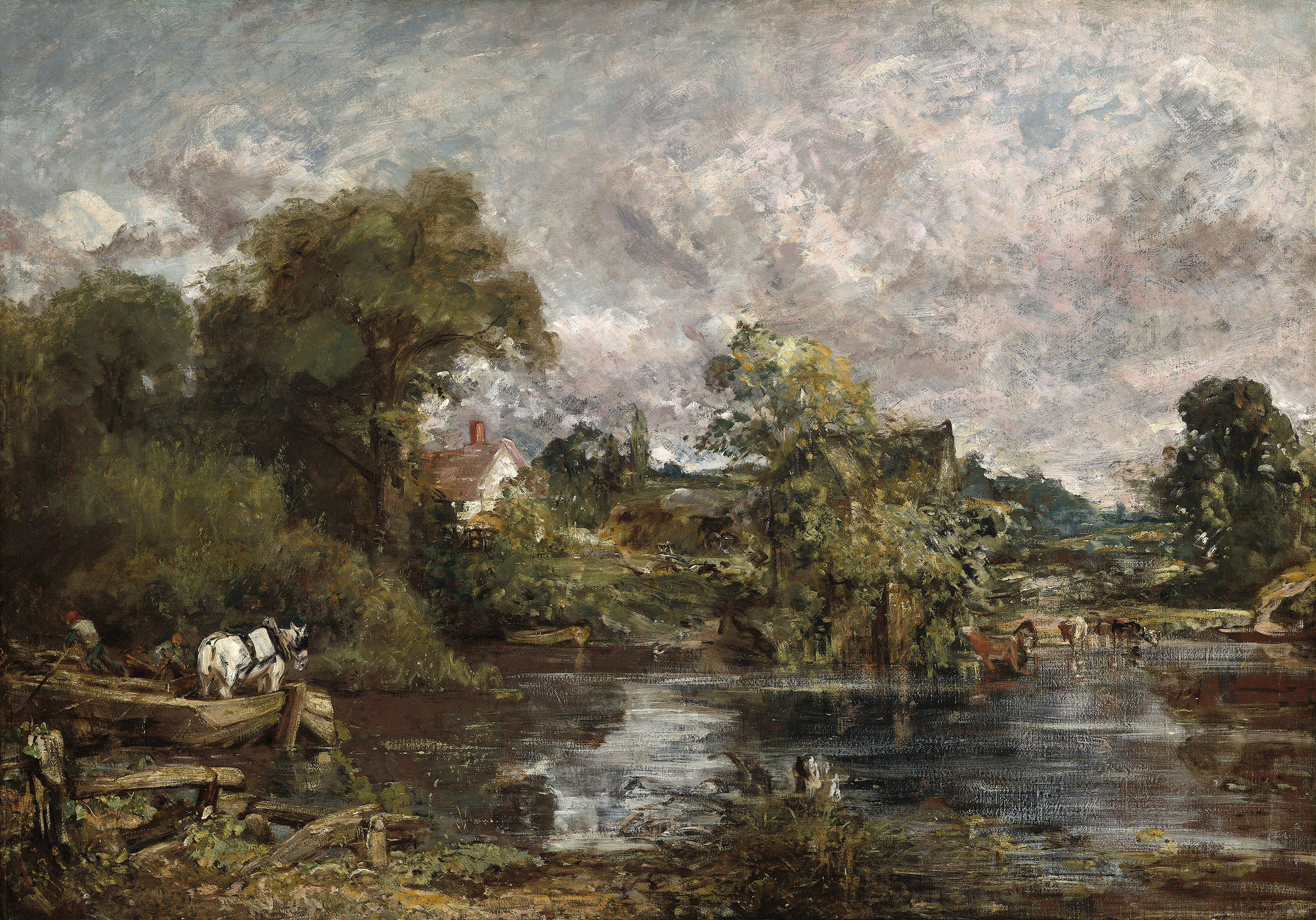 The White Horse, by John Constable, public domain