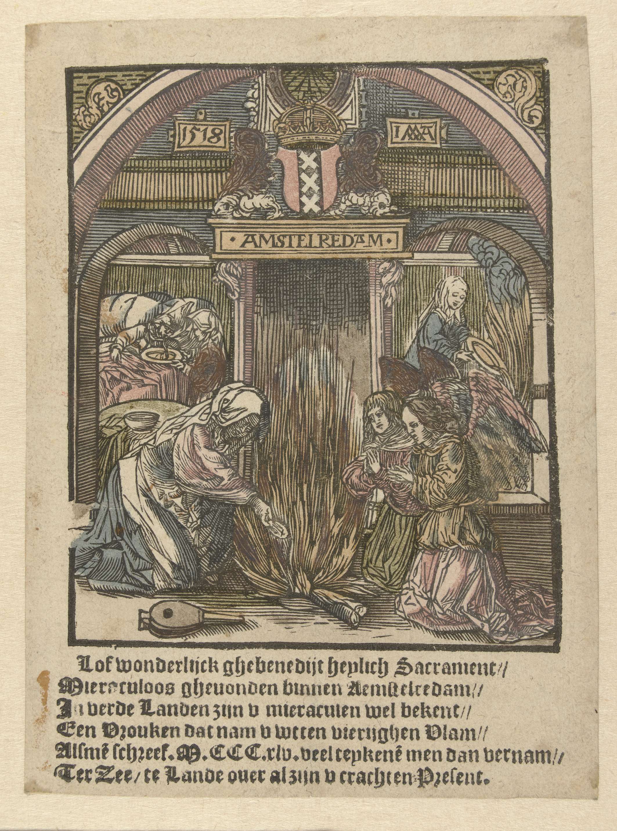 Het hostiewonder van Amsterdam, by Jacob Cornelisz van Oostsanen, public domain