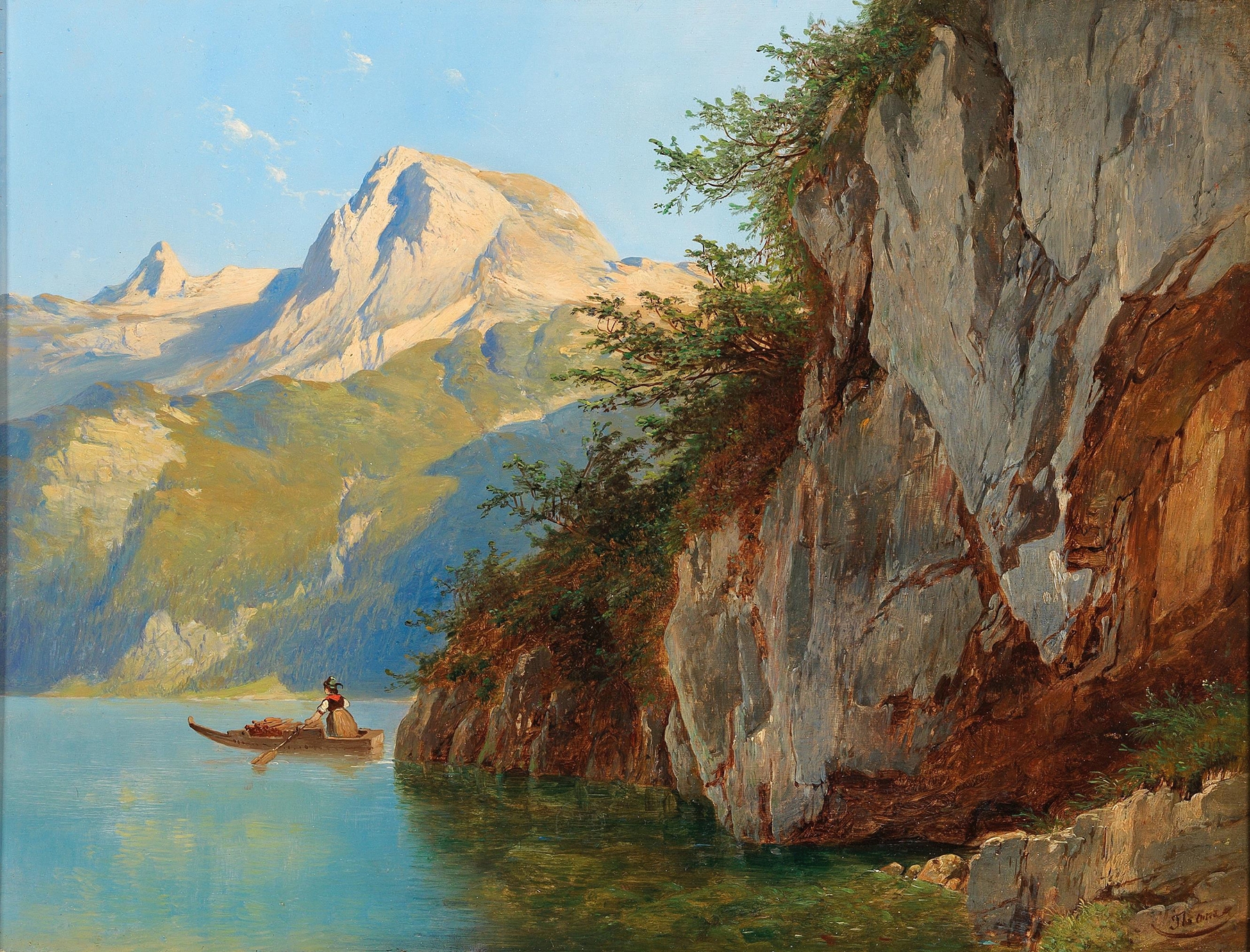 Blick vom Pfaffengföll, by Josef Thoma, public domain