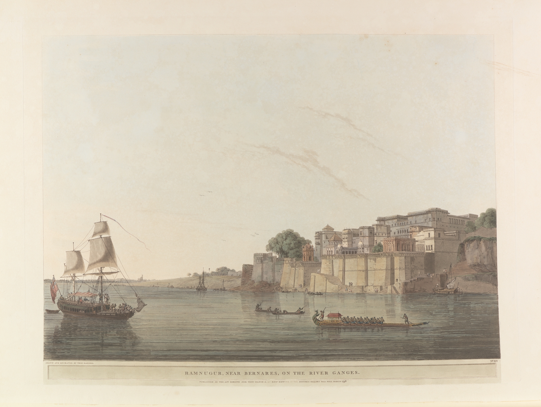 Oriental scenery Pl.14, by Thomas Daniell, public domain
