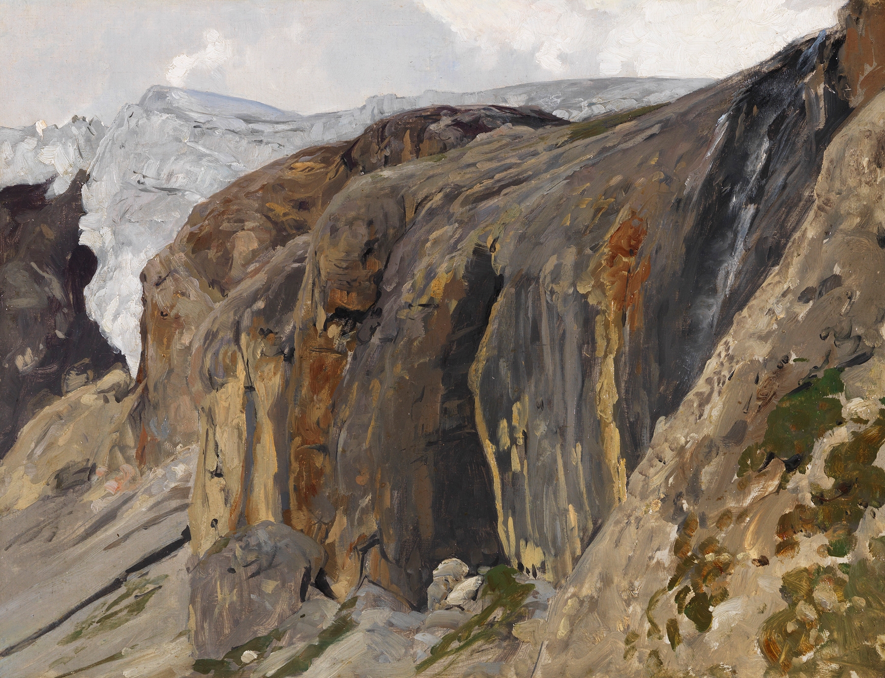 Franzenshöhe bei Trafoi, by Eugen Bracht, public domain