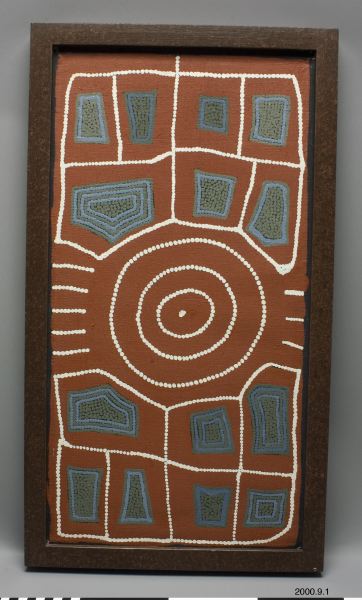 Tingari Dreaming scene by Dini Campbell Tjampitjinpa, unknown medium