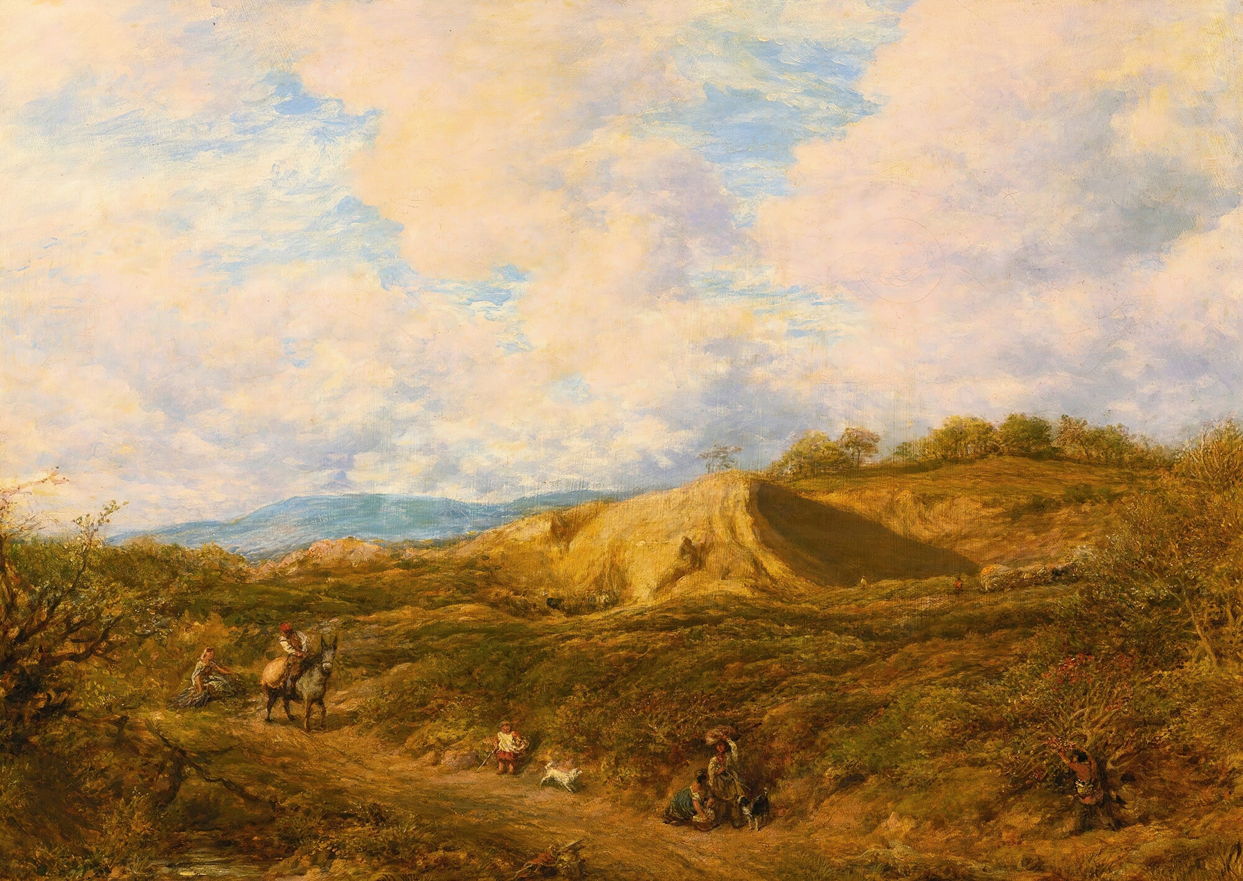 Redhill Common, Surrey, by John Linnell, public domain