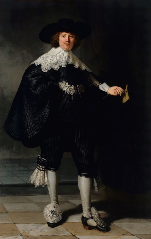 Portrait of Marten Soolmans by Rembrandt van Rijn.