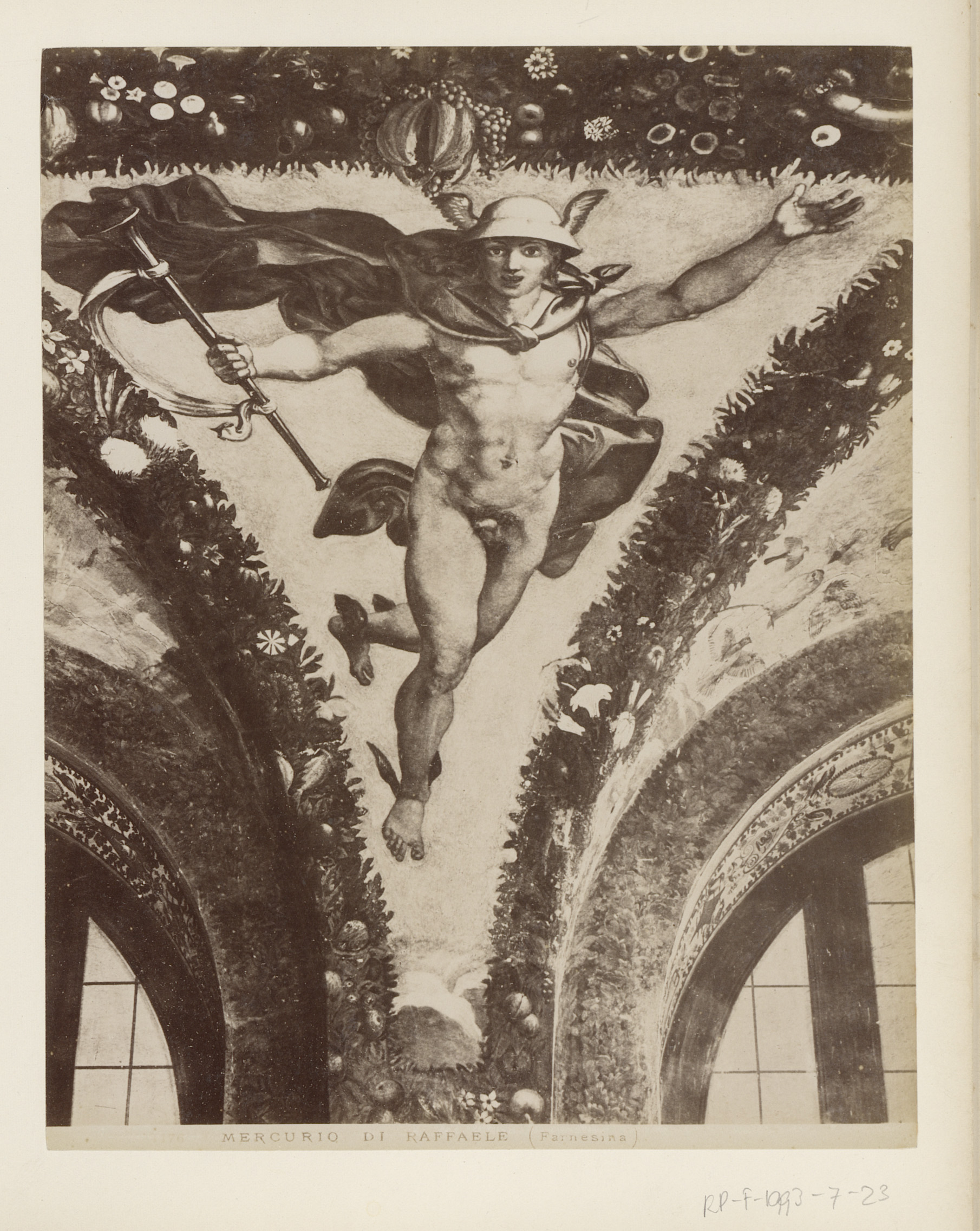 Fresco reproduction of Mercury by Domenico Anderson, albumen print