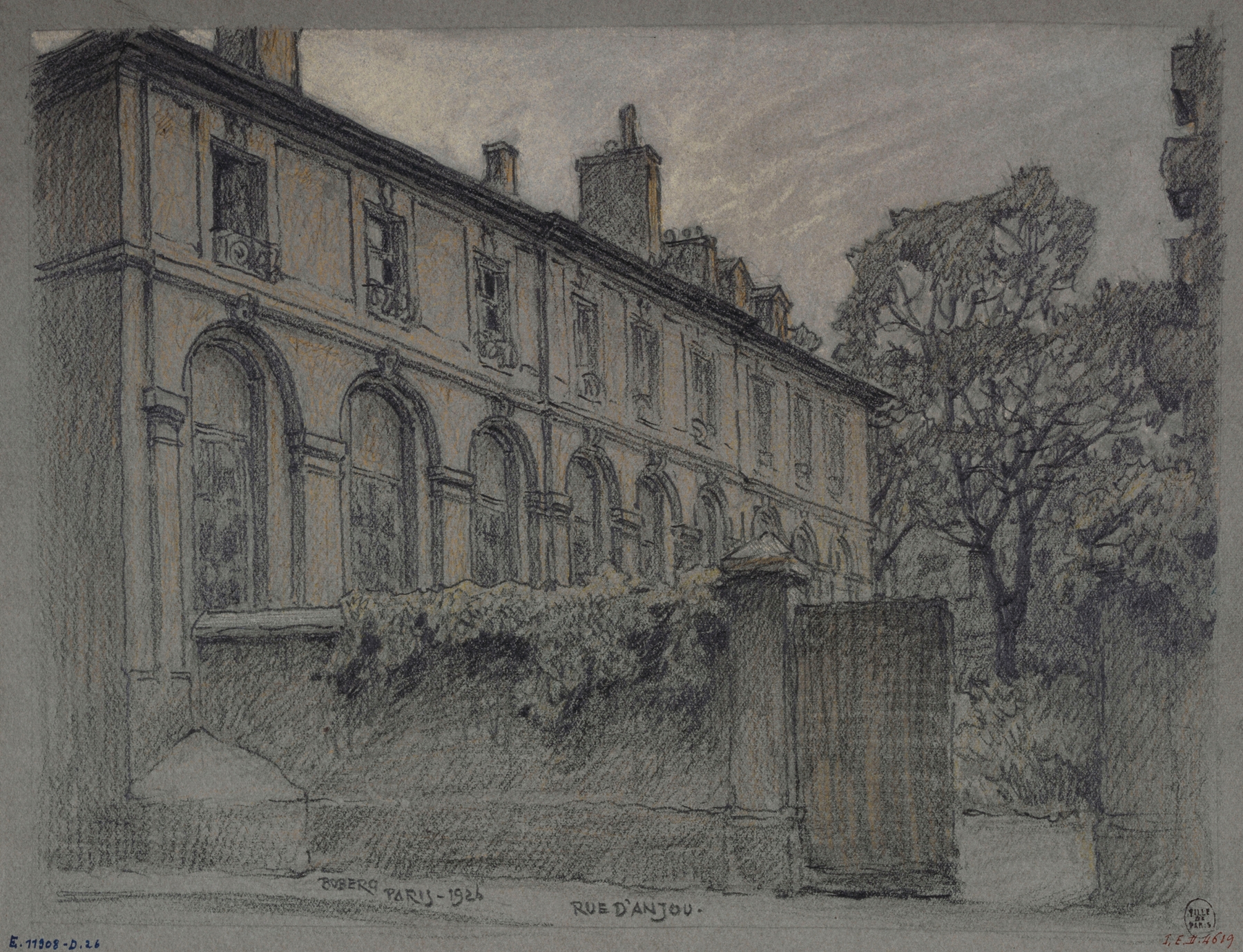 oil on canvas by Ferdinand Boberg depicting archways and light in a blurred reality