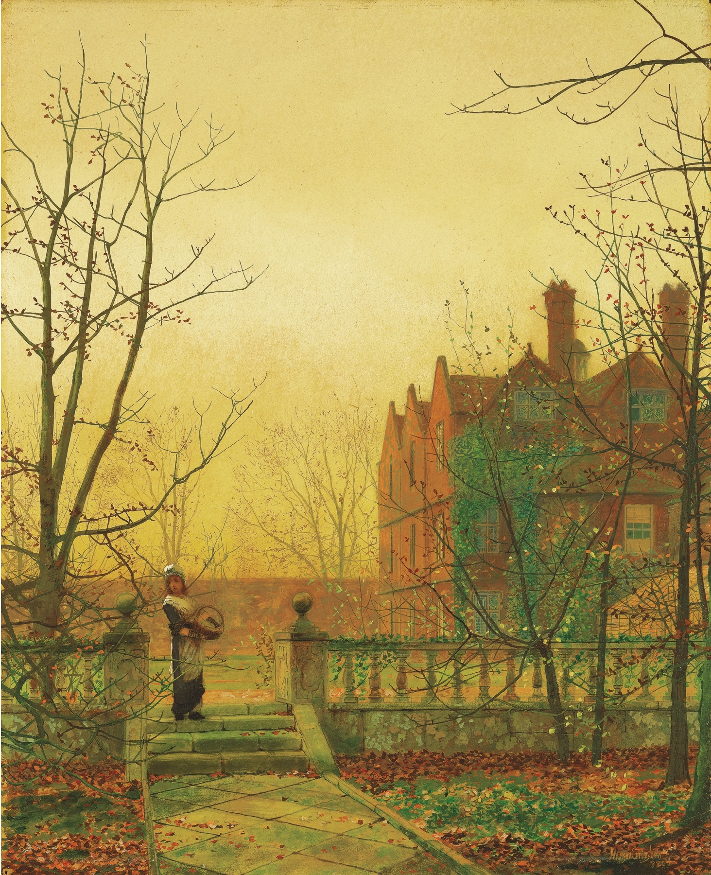 Autumn Gold, by John Atkinson Grimshaw, public domain