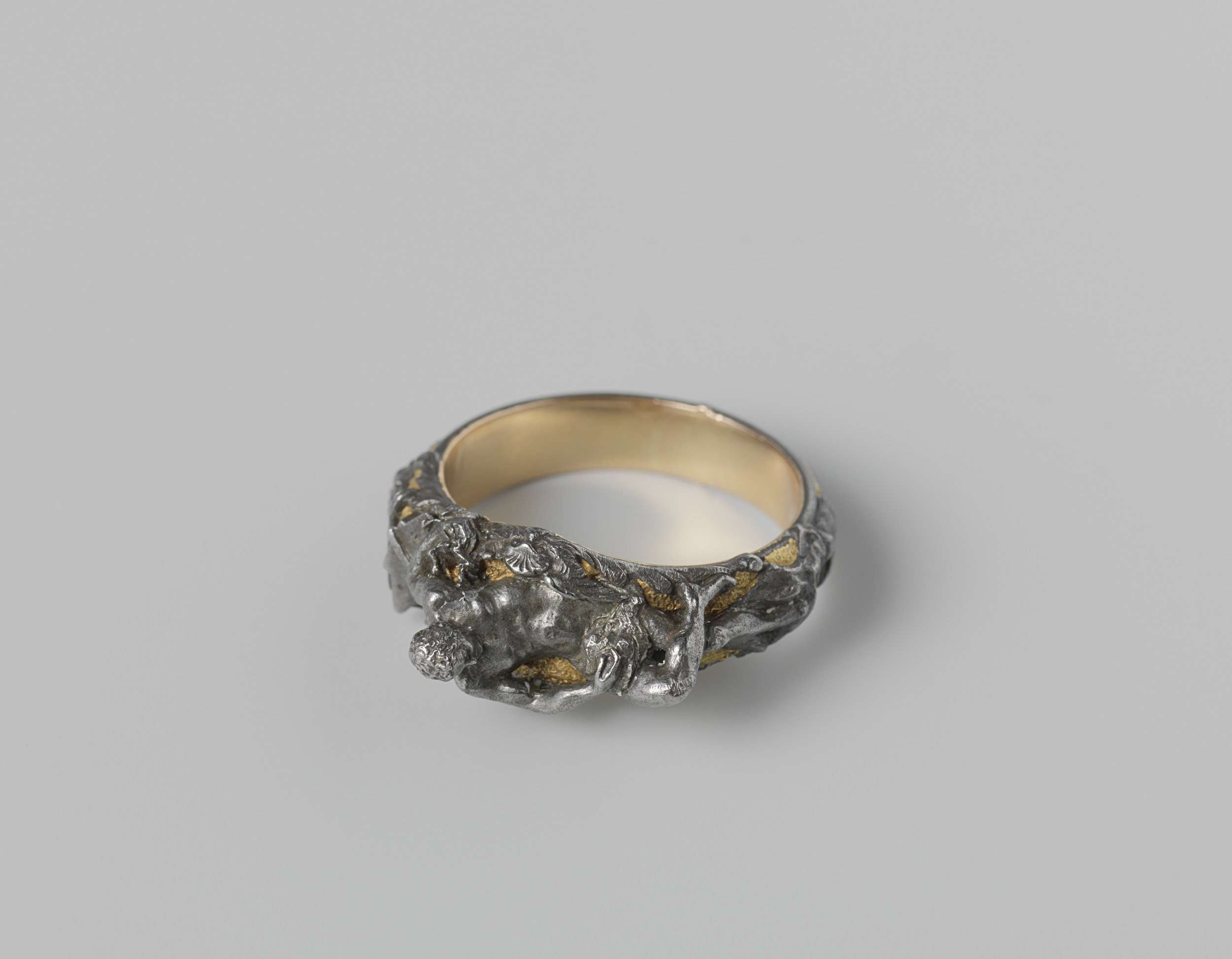Ring with a reclining Vulcan, by Unknown Artist, public domain