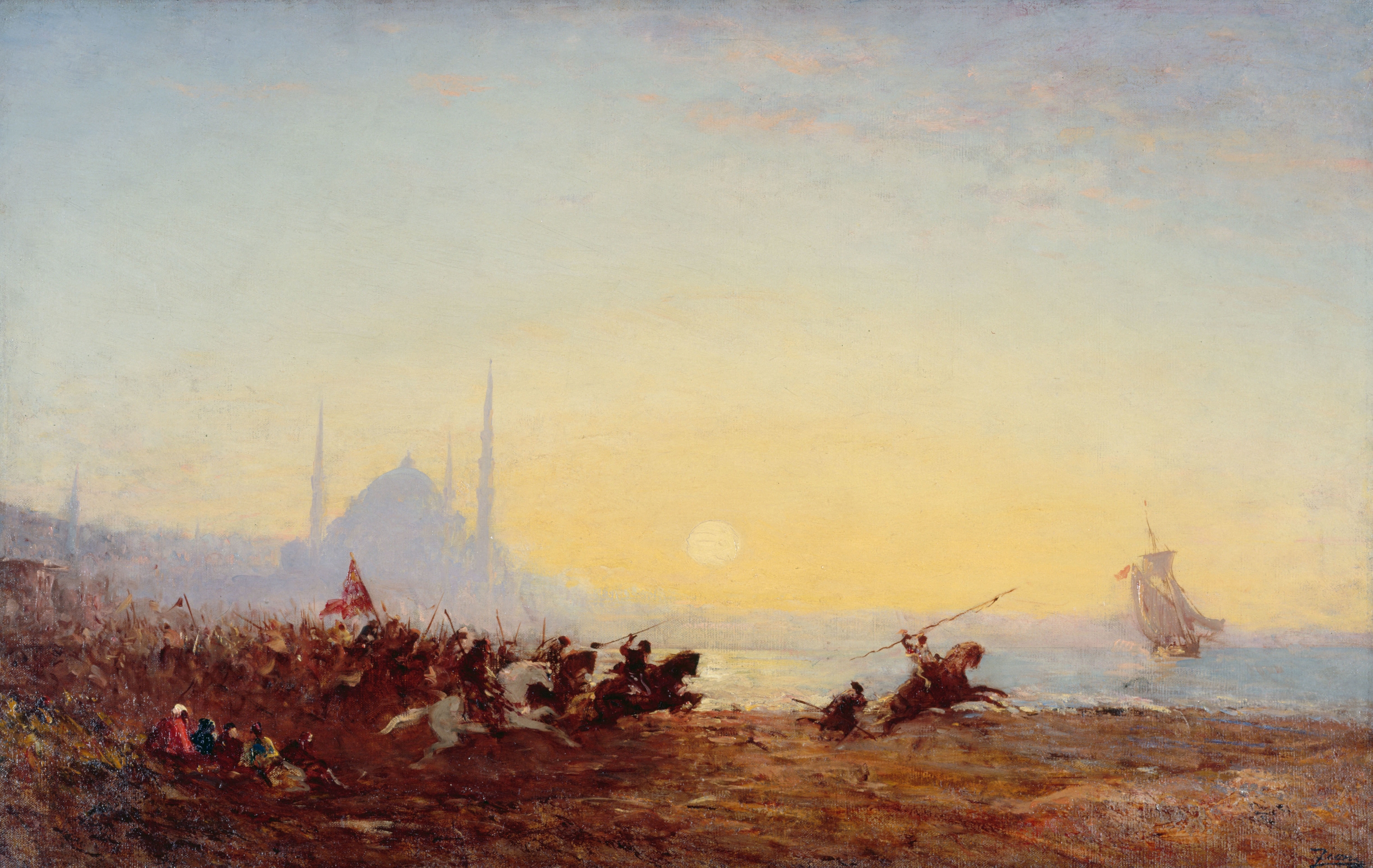 Fantasia À Constantinople, by Félix Ziem, public domain