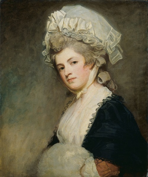 A portrait of Mrs. Mary Robinson by George Romney.