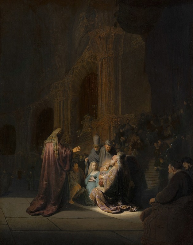 Rembrandt's 'Simeon’s Song of Praise' captures a moment of divine revelation.