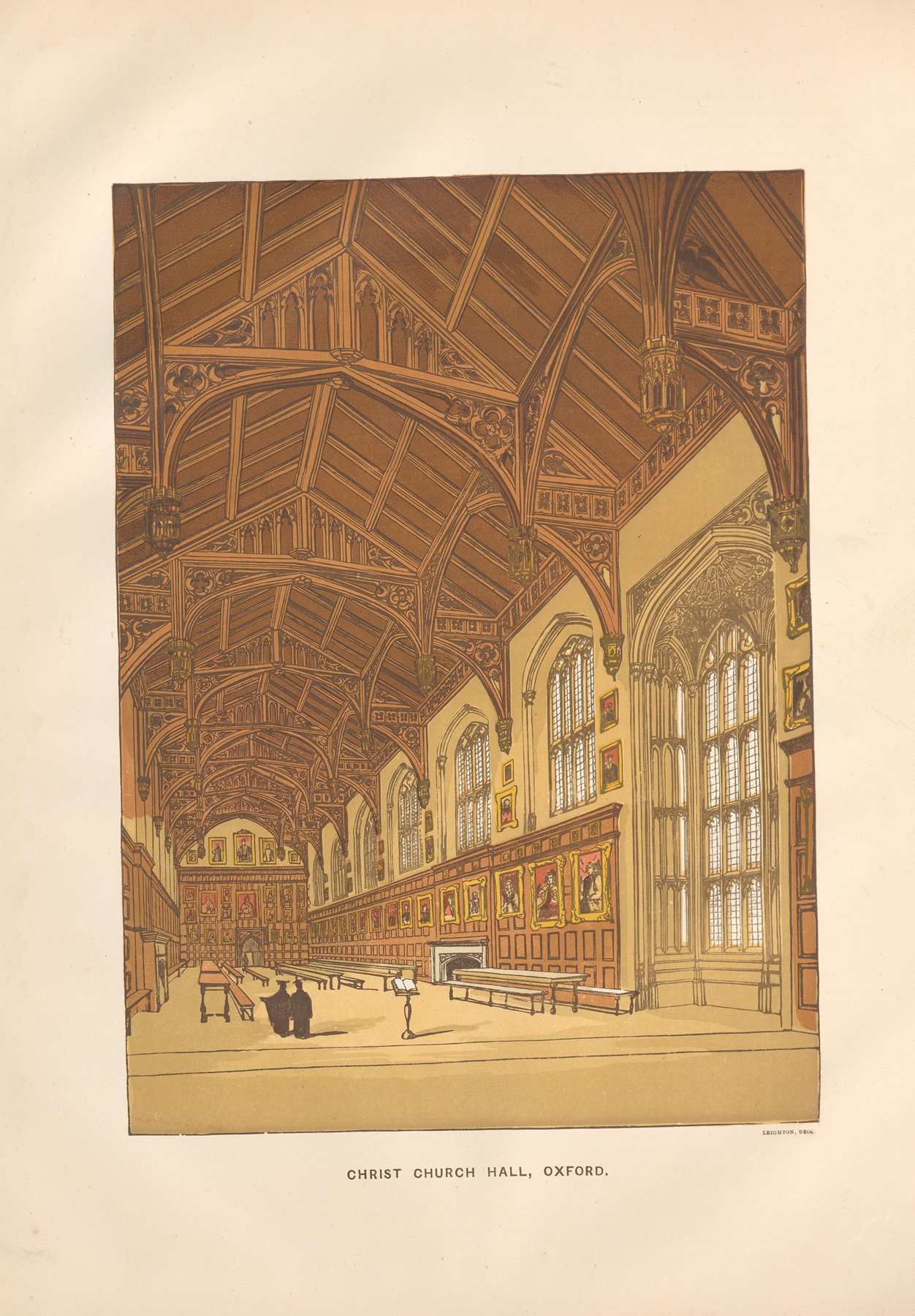 Christ Church Hall, Oxford, by Charles Knight, public domain