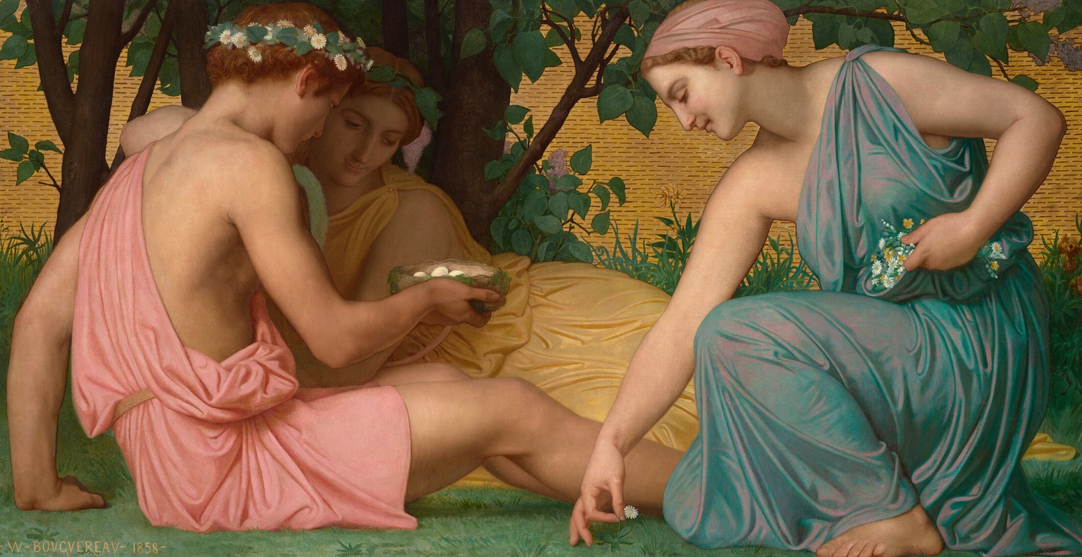 Le printemps by William Bouguereau