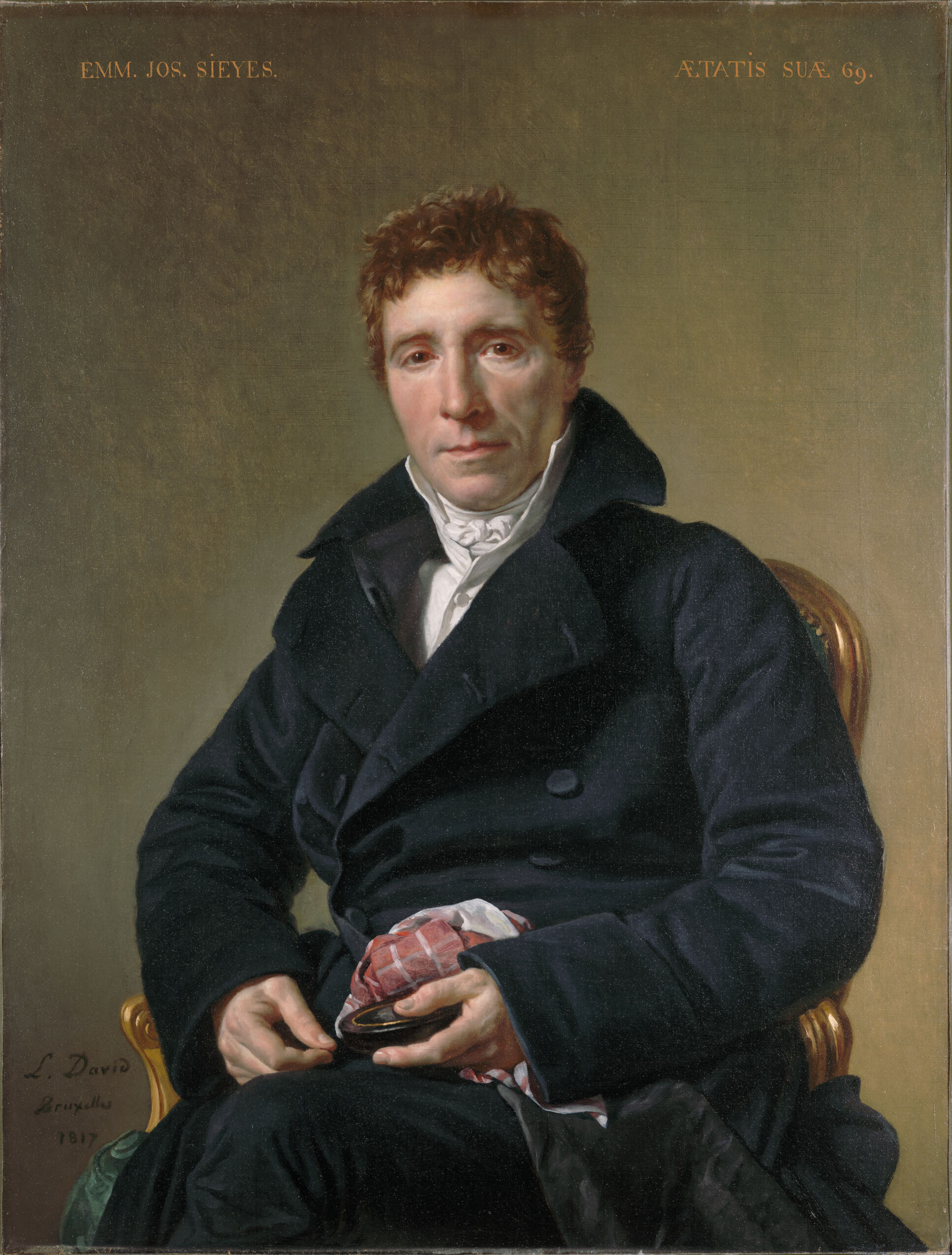 Portrait of Emmanuel Joseph Sieyès, oil on canvas by Jacques-Louis David