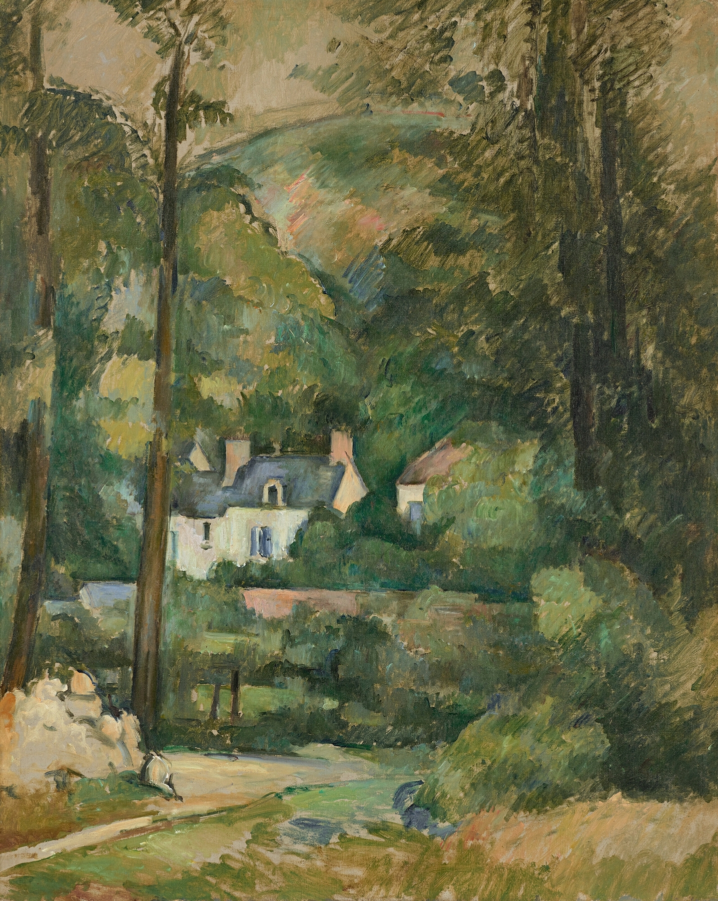 Maisons au Chou, à Pontoise, by Paul Cezanne, public domain