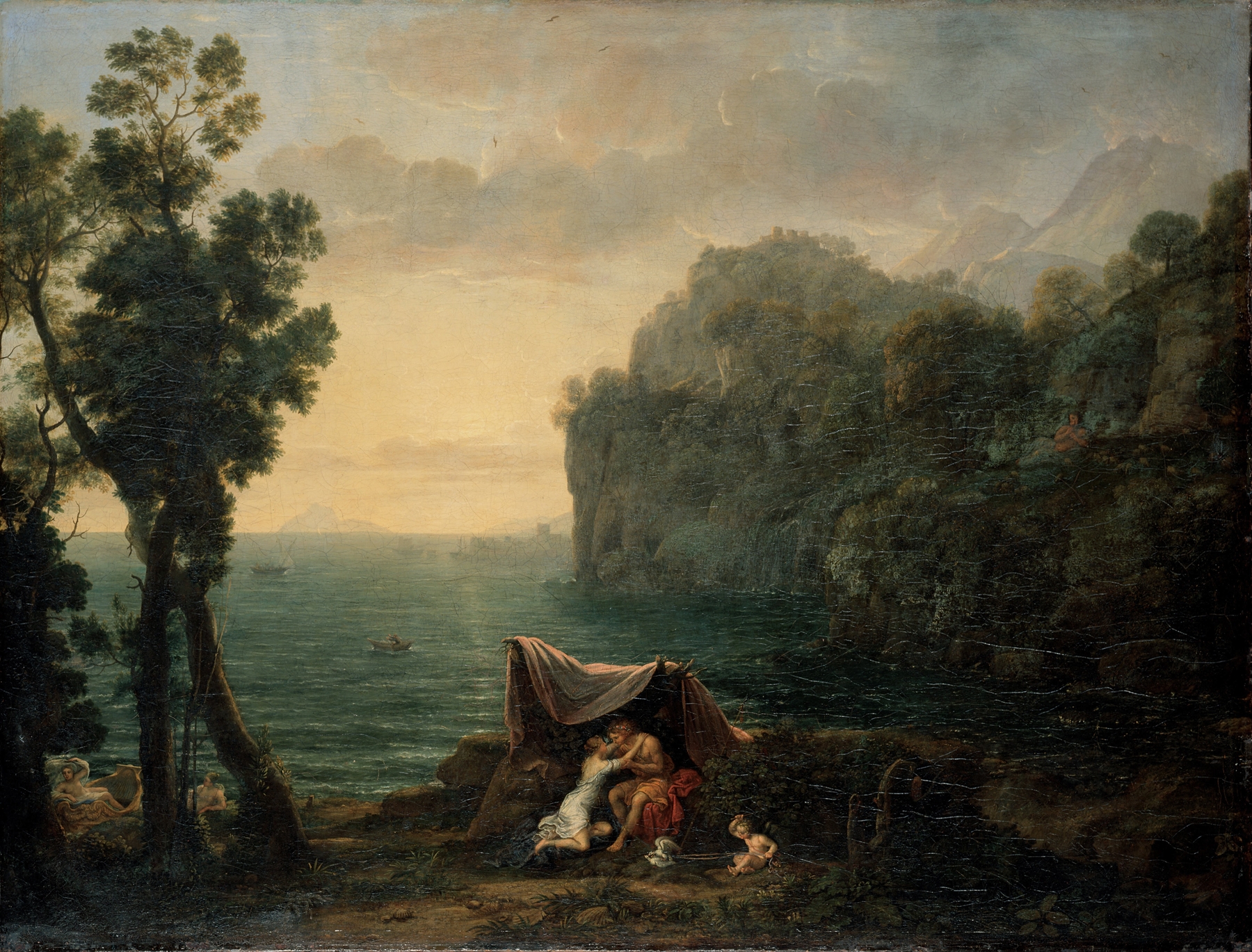 Landscape with Acis and Galatea, by Claude Lorrain, public domain