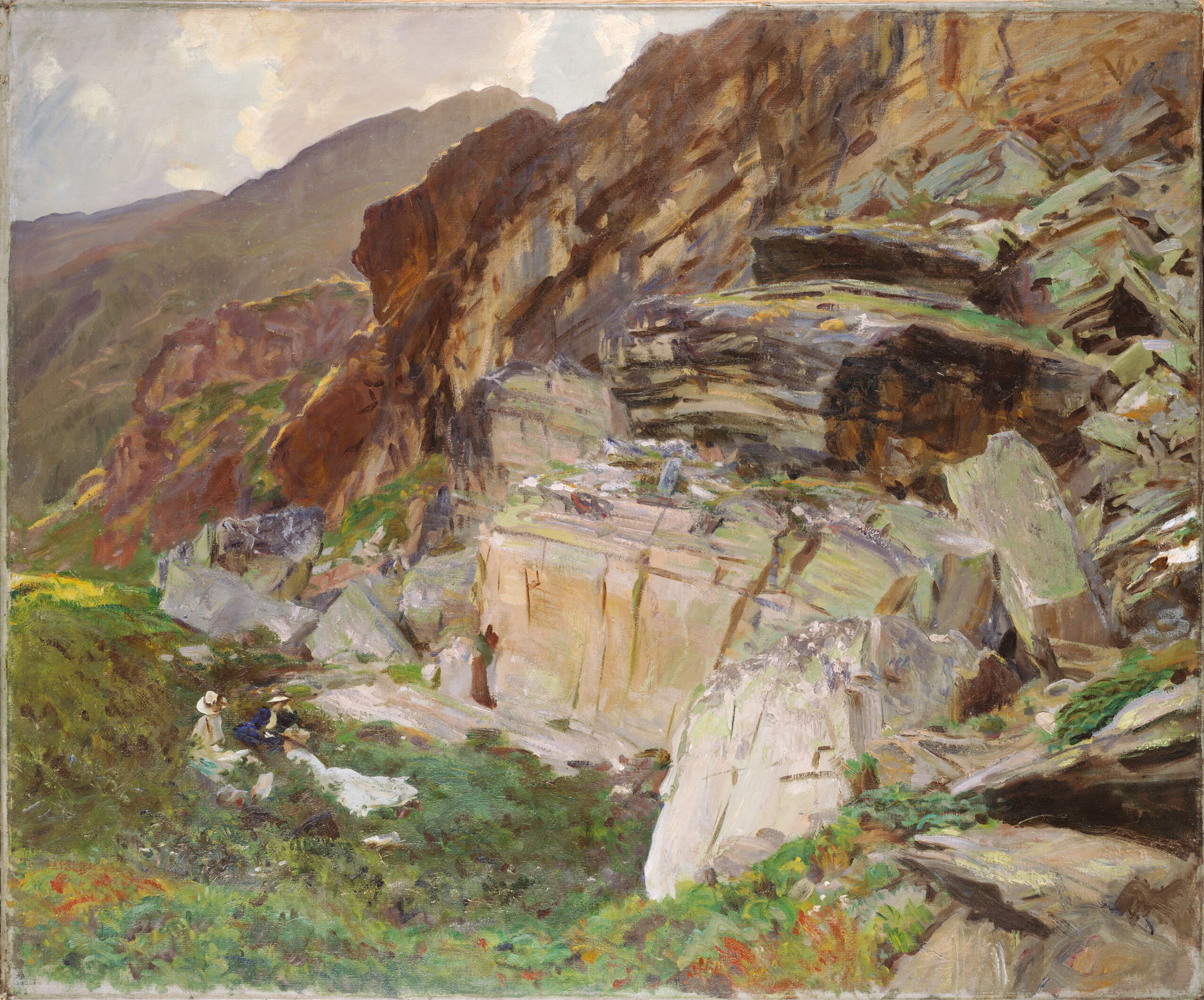 In the Simplon Valley, by John Singer Sargent, public domain