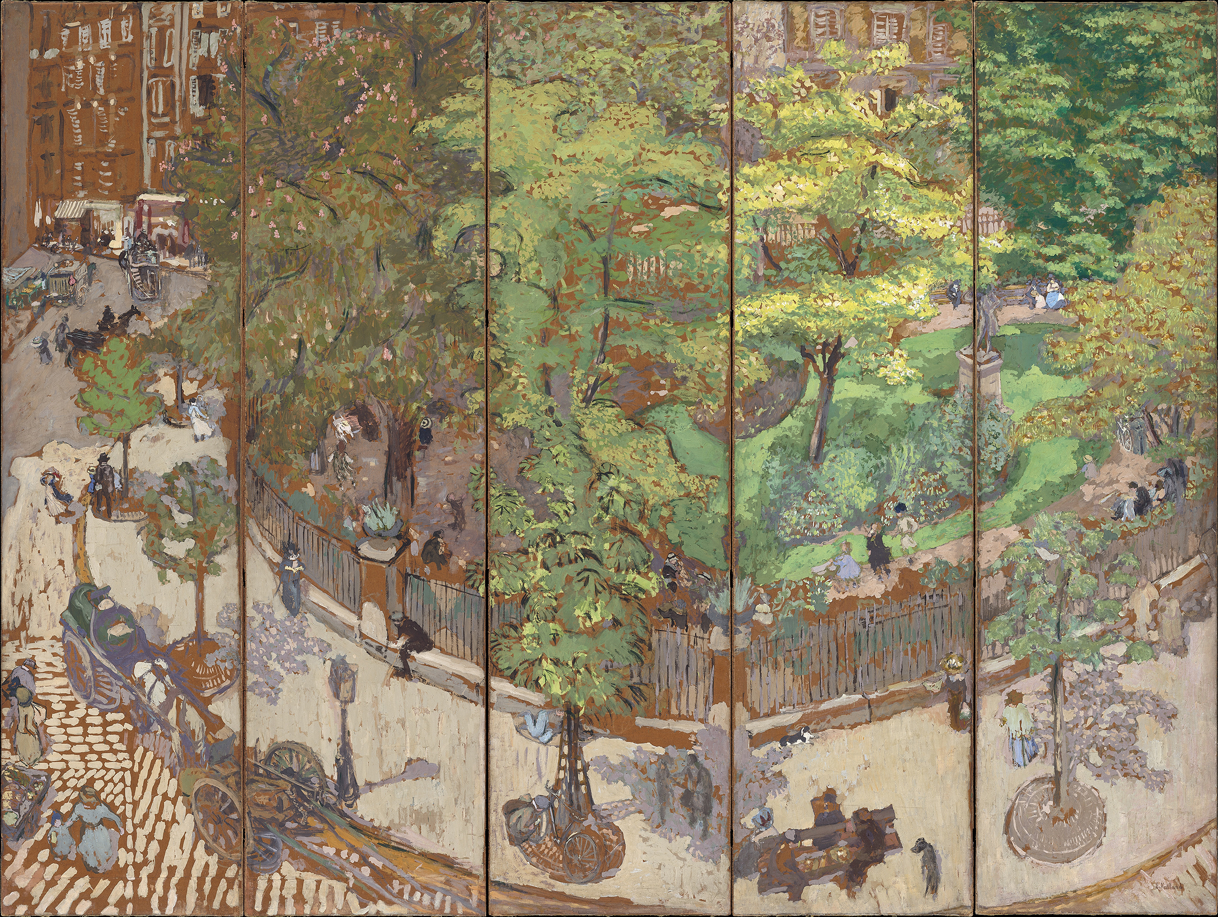Place Vintimille, by Édouard Vuillard, public domain