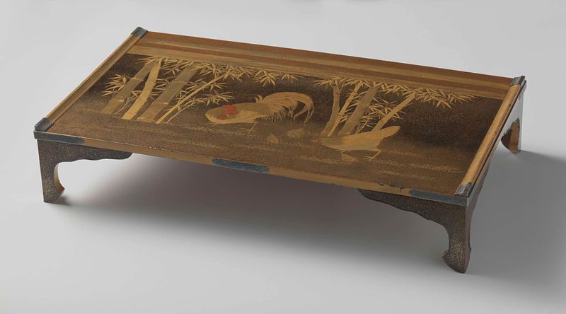 Laktafeltje, medio de madera de Unknown Artist, que representa flores delicadas y un sentido de duelo.