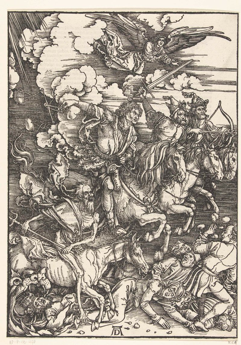 Engraving by Albrecht Dürer depicting the four horsemen of the apocalypse