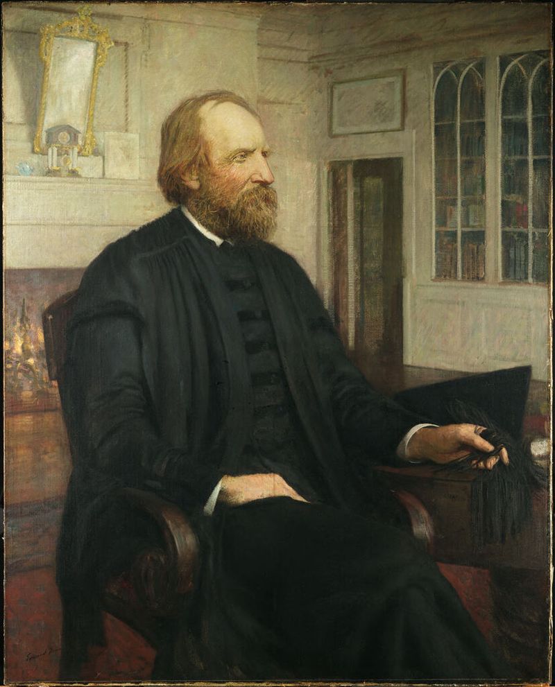 Portrait of Thomas Hill by Edward E. Simmons, oil on canvas