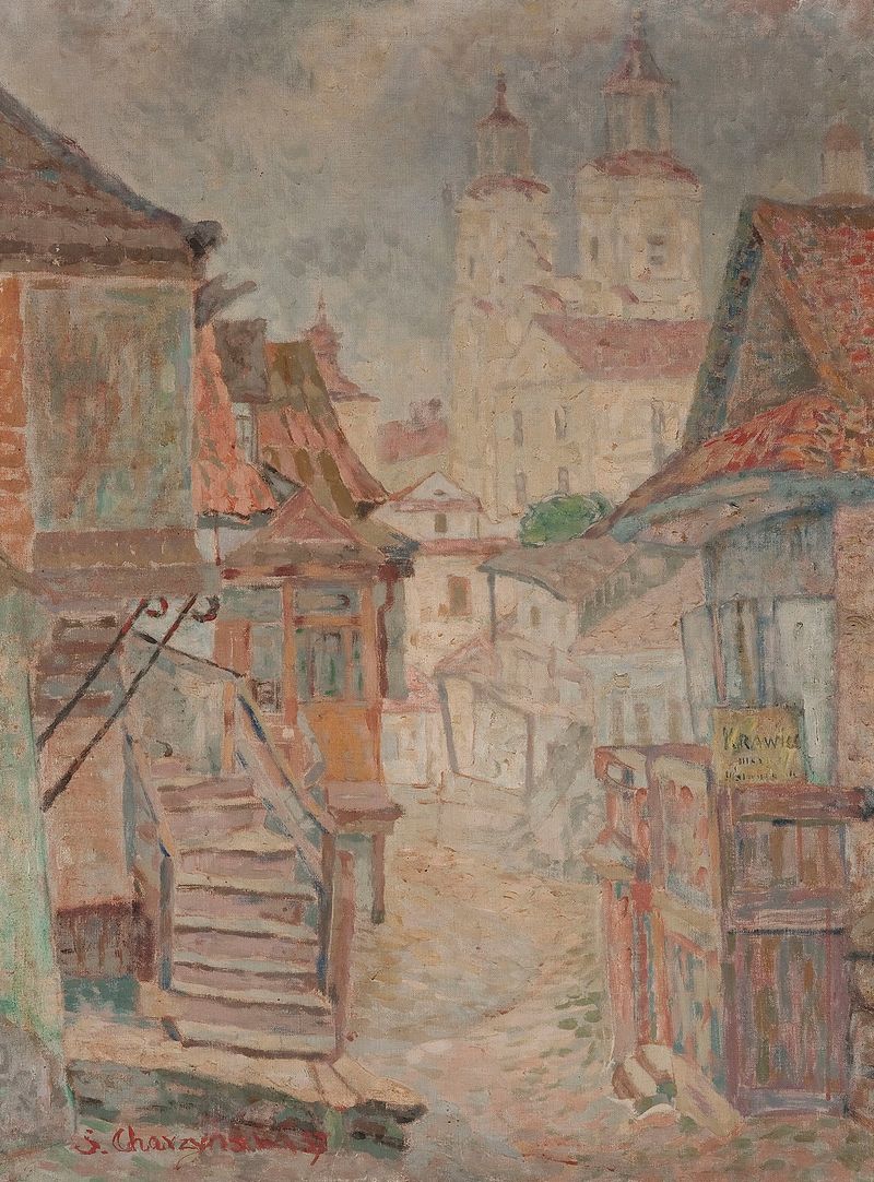 Paisagem com tons terrosos e luz de Stanisław Charzyński, 1937