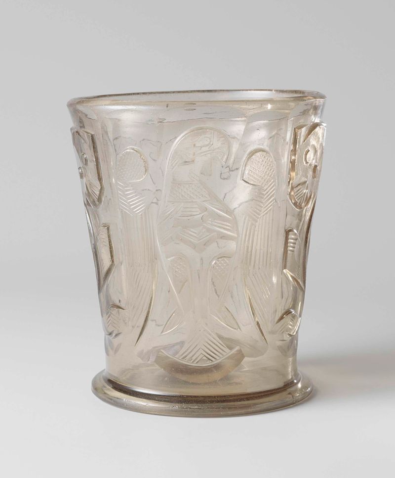 Becker Hedwig, meio de vidro, artista desconhecido, design medieval