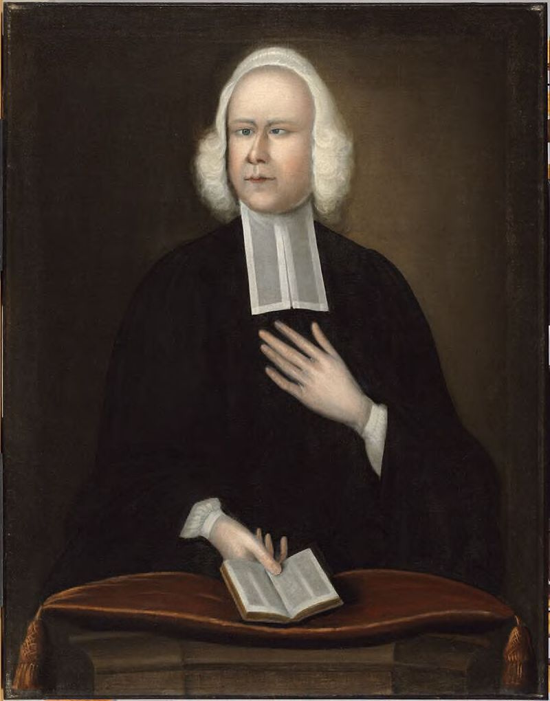 Retrato de George Whitefield, óleo sobre lienzo de Joseph Badger