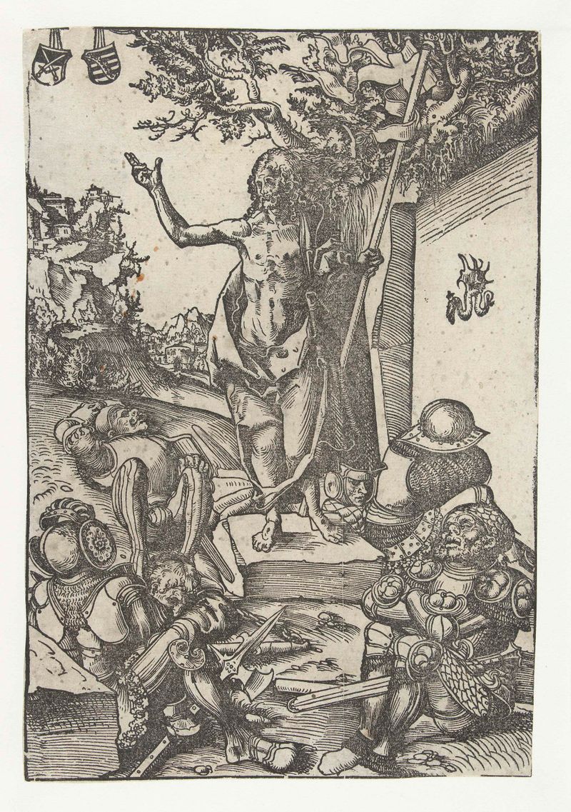 Escena de resurrección en papel de Lucas Cranach (I)