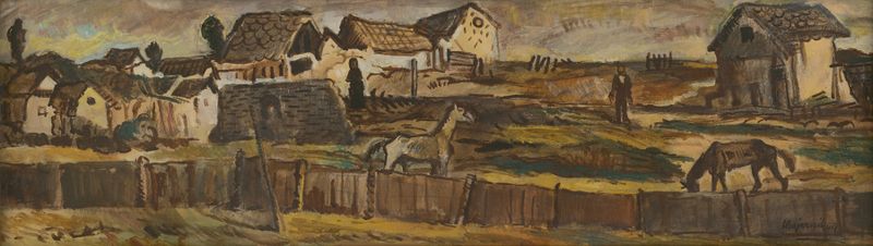 On the Pasture by Cyprián Majerník, impressionism, landscape