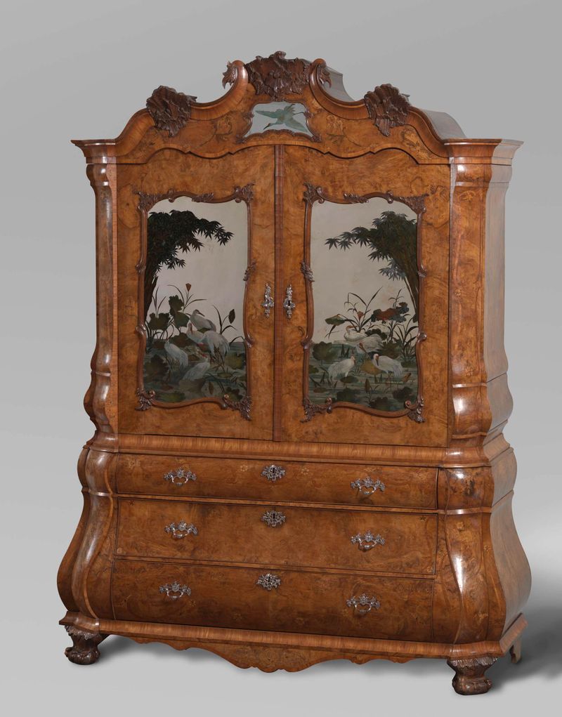Armario de madera rococó de Dirk Froger de 1764