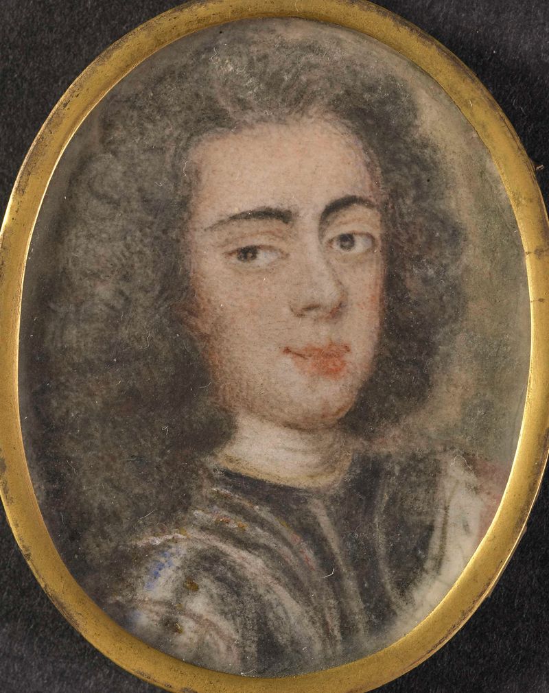 Retrato de Johan Willem Friso, c. 1710, pergaminho, artista desconhecido
