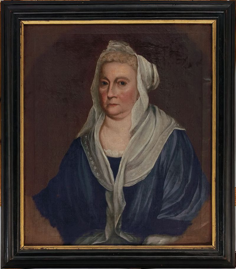 Retrato de Mary Eliot Holyoke, óleo sobre tela, artista não identificado