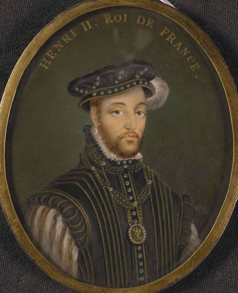 Retrato de Hendrik II, óleo sobre lienzo de Unknown Artist