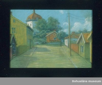 Pintura de paisaje de John Ahlbom, estilo Romanticismo