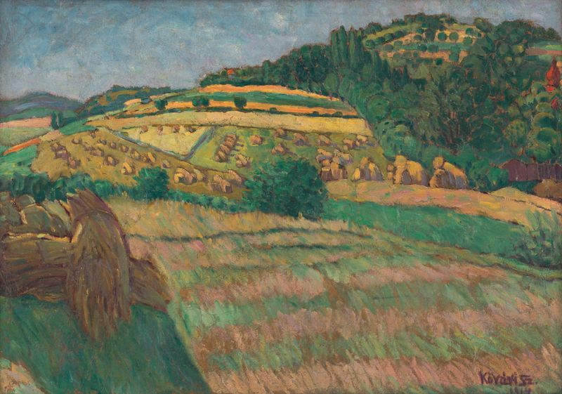 Portrait of Rozália in an oil painting by Konštantín Kövári-Kačmarik