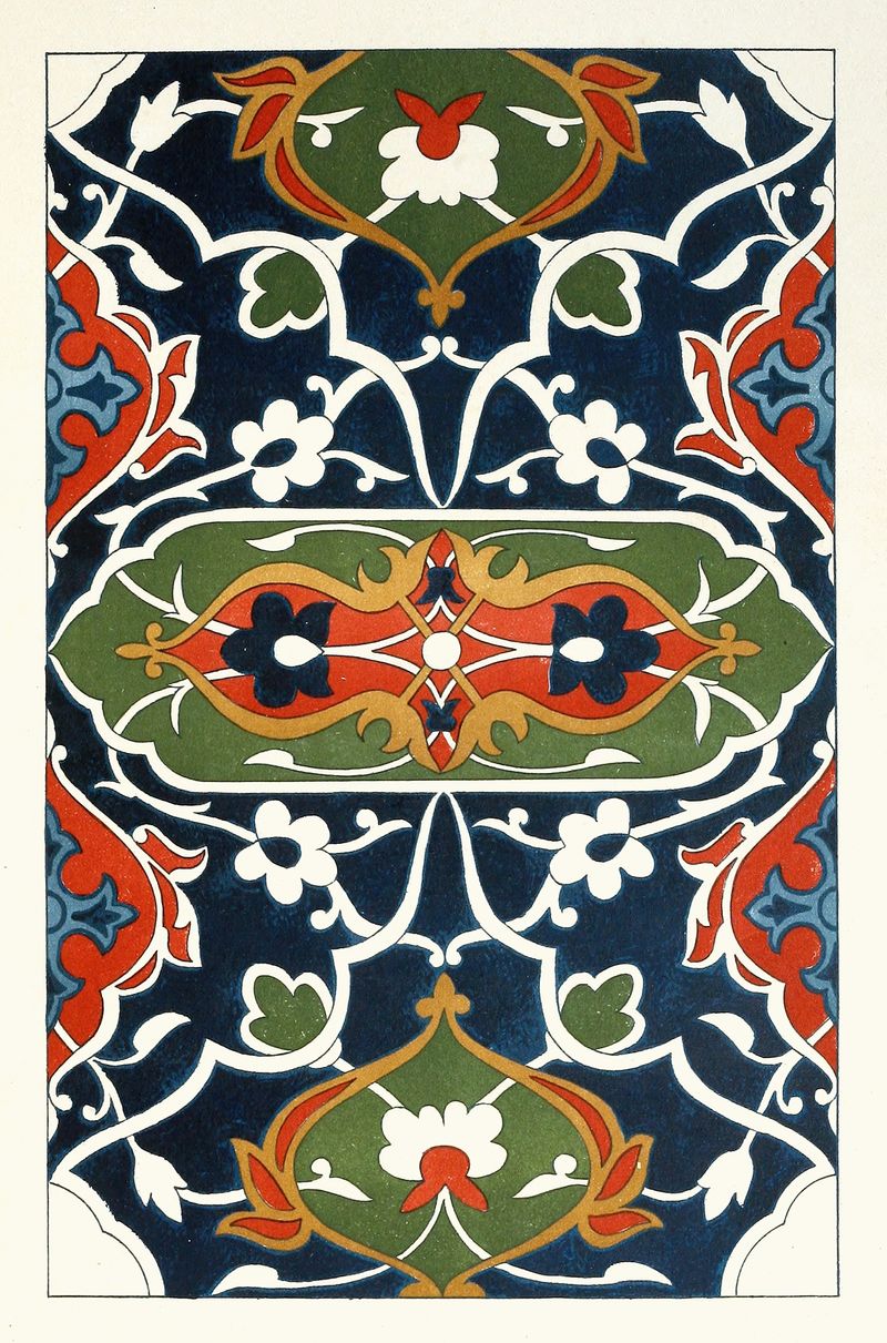 Ornamental tiles, 1884, by Afghan Boundary Commission