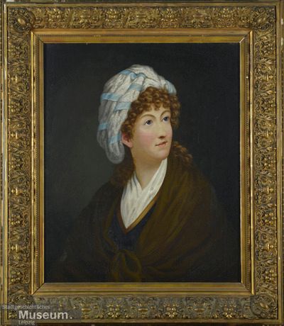 Portrait of Henriette Friederike Winckler, oil painting by Franz Gareis from 1799.