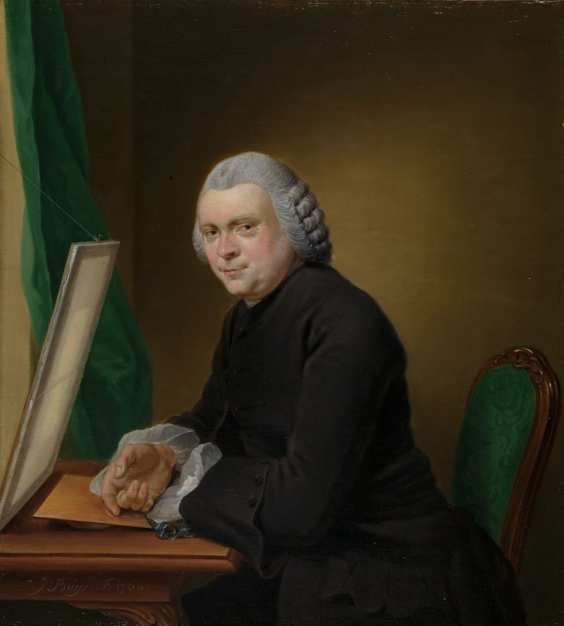 Portrait of Cornelis Ploos van Amstel, oil on panel by Jacobus Buys