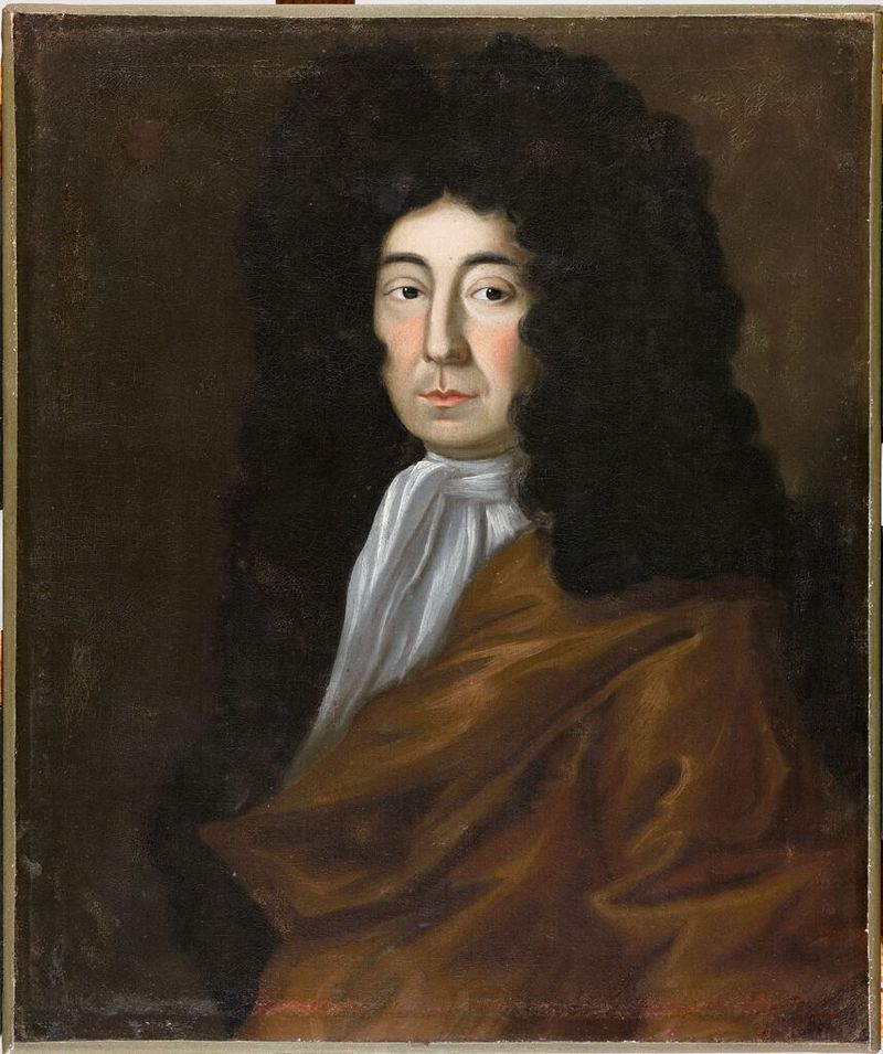 Portrait with lace collar, oil on canvas by Joseph Dudley