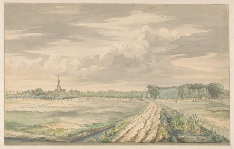 Gezicht op Loenen de Gerrit Zegelaar, óleo sobre tela retratando uma paisagem fluvial tranquila.