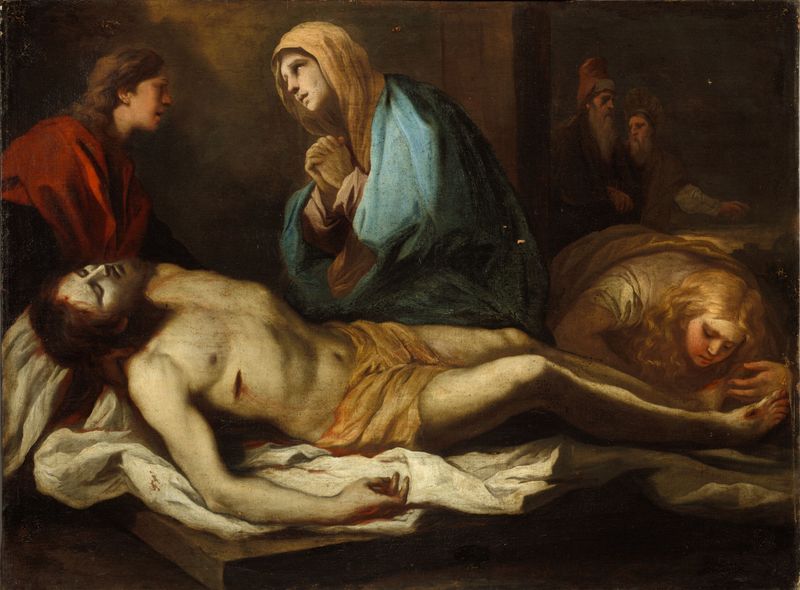 The Lamentation over the Dead Christ, oil on canvas by Luca Giordano
