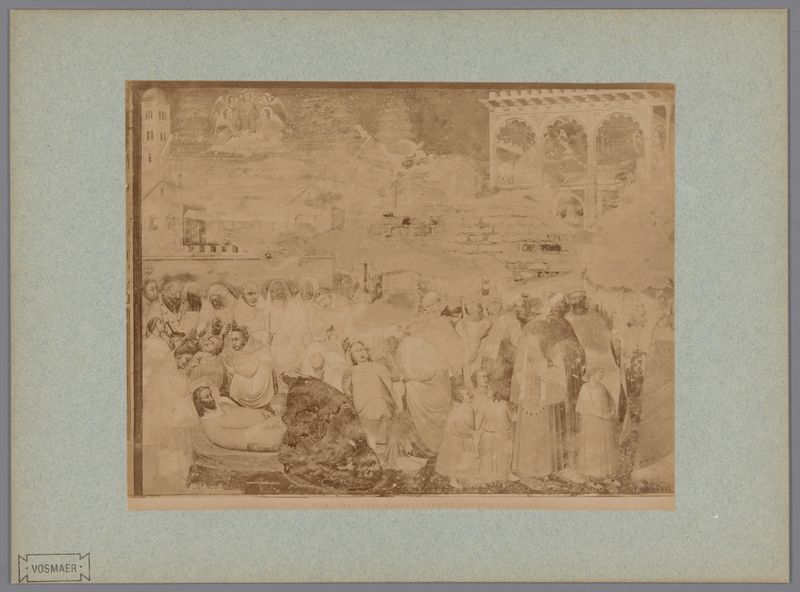 Fresco of San Ranieri, albumen print by Fratelli Alinari