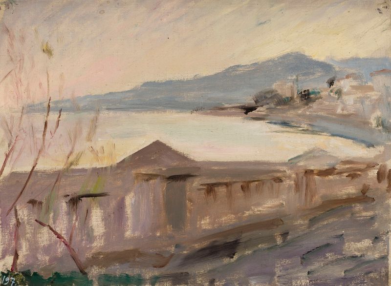 Lower terrace of the Bakhchi-Dere villa, paisagem de Jan Ciągliński