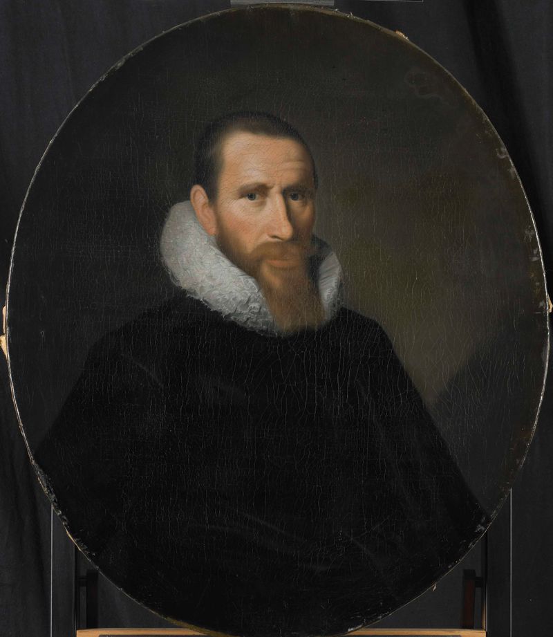 Portrait of Joost van Coulster, oil painting by Pieter van der Werff