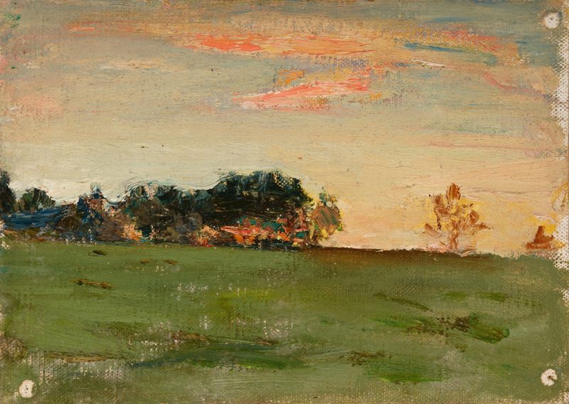 La Noche Blanca de Jan Ciągliński, pintura al óleo que muestra una figura solitaria envuelta en luz suave.