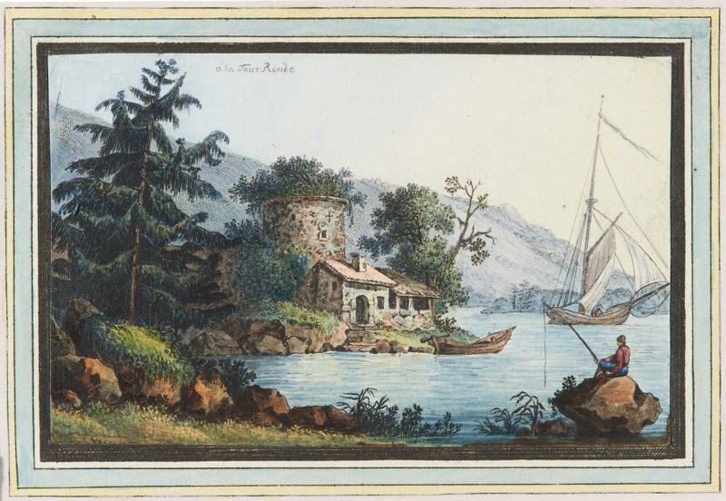 Landscape by Carl Ludwig Hackert, Rococo style