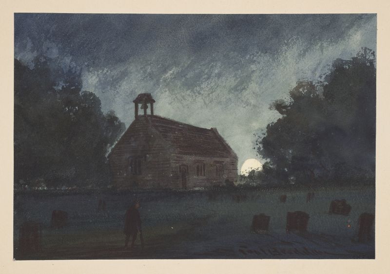 Paisaje exuberante con tonos vibrantes de Paul Braddon, siglo XIX