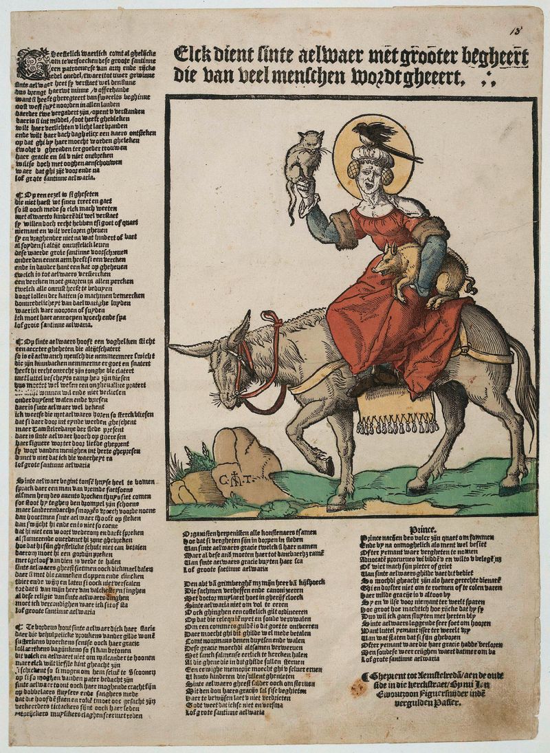 Retrato de una figura solemne en tonos grises, óleo sobre panel de Cornelis Anthonisz
